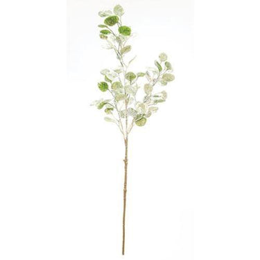 Snowy & Glittered Eucalyptus Spray, 32